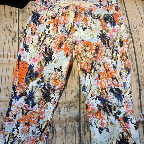 Floral Haze Ankle Skinny Jeans by 74AM - Picture 3 of 8